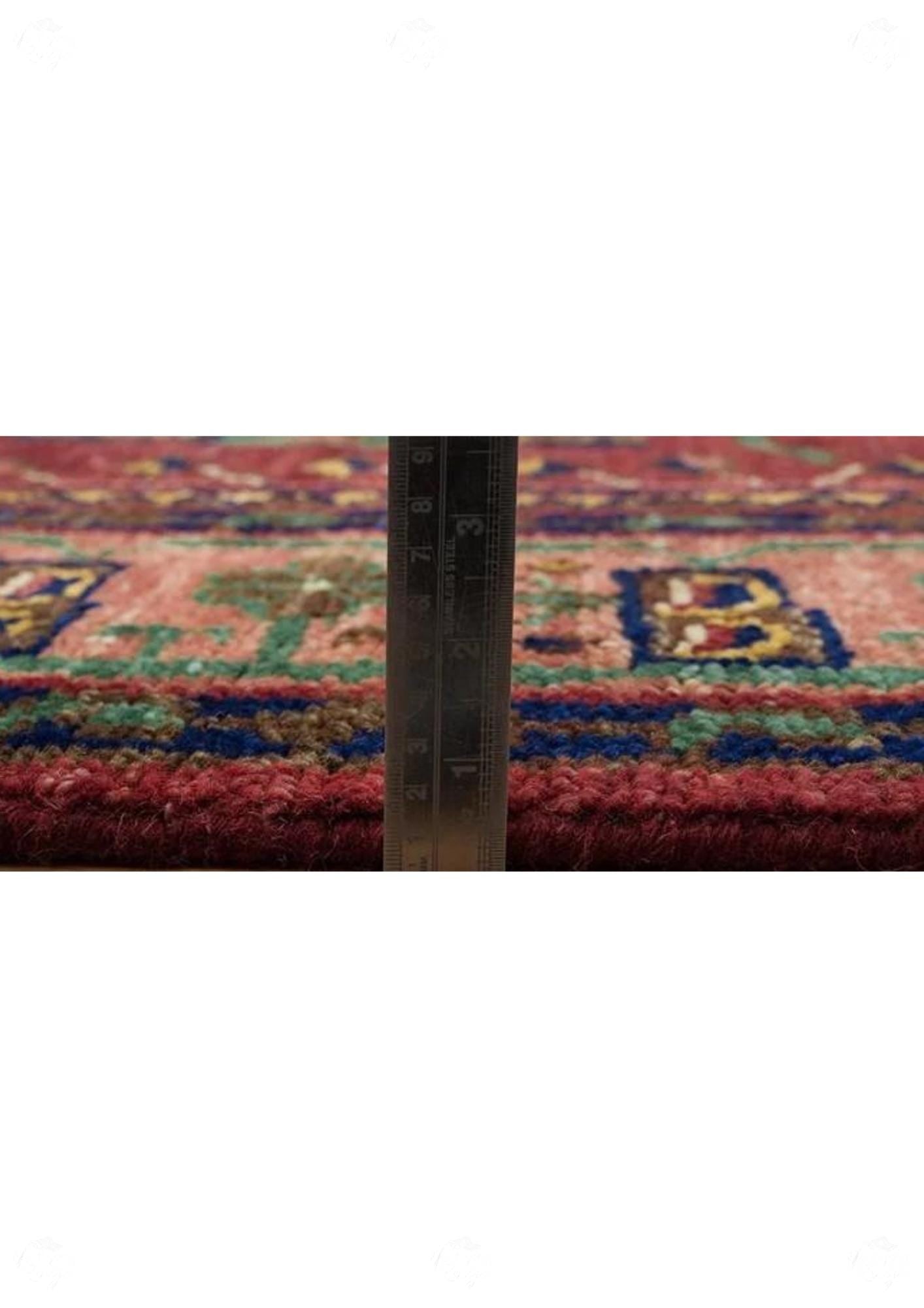 Red BlueTurkish Oushak Hand Knotted Rug 4x6, 5x8, 6x9, 8x10, 9x12, 10x14 ft Handmade Rugs for Living Room - Antique Style Ethnic rug