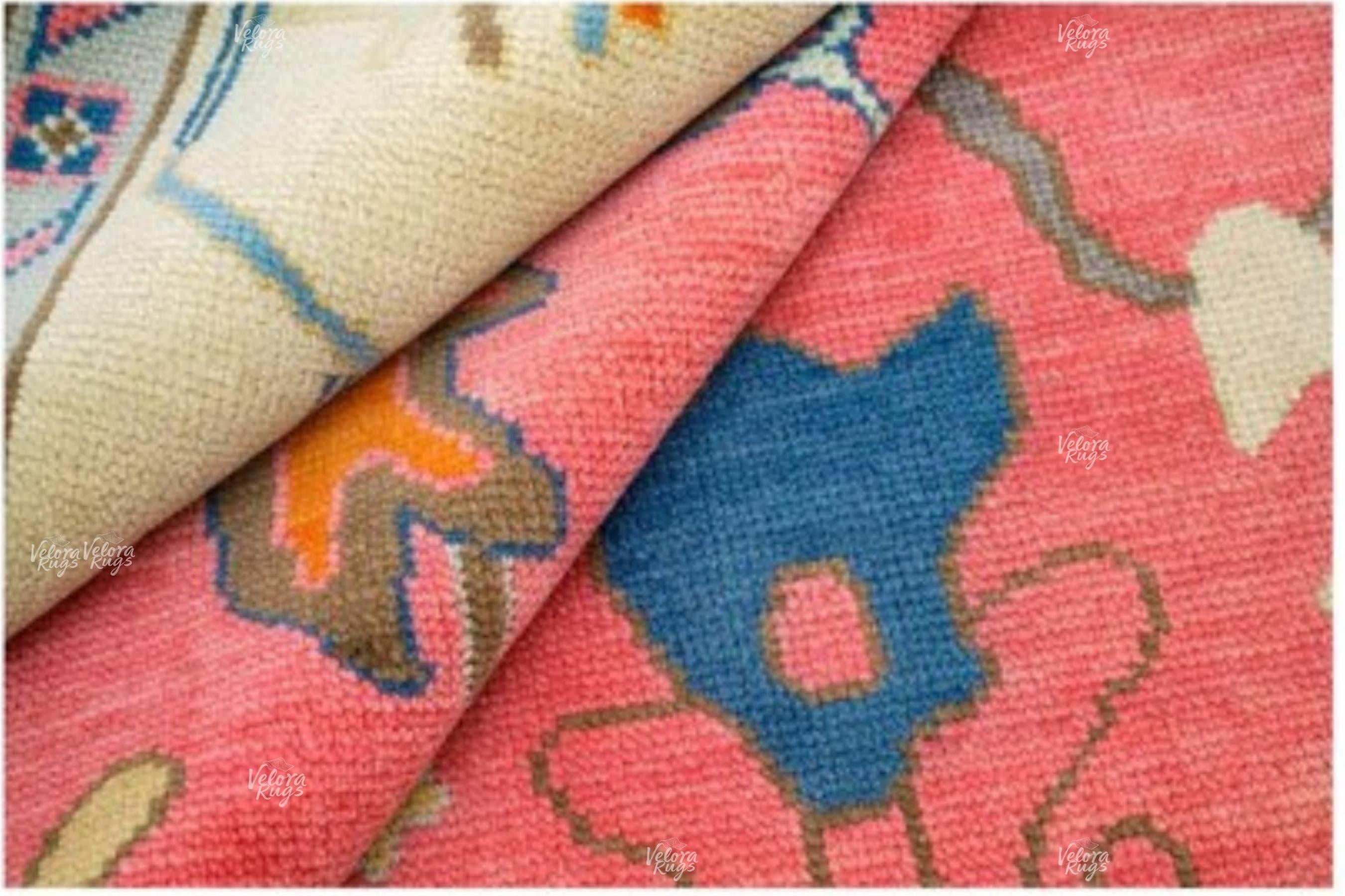 Rust Red Oushak style Hand Knotted Rug 4x6, 5x8, 6x9, 8x10, 9x12, 10x14 ft Handmade Rugs for Living Room - Antique Style Contemporary rug