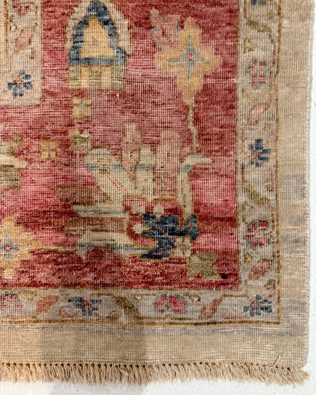 Blush Pink Hand Knotted Oushak Rug – Vintage Turkish Wool Area Carpet | Soft Pastel Oriental Design | Living Room Boho Decor | Custom Sizes