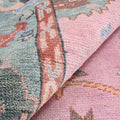 Exquisite Pink Oushak style Hand Knotted Rug 4x6, 5x8, 8x10, 9x12, 10x14 ft Handmade Rugs for Living Room - Antique Contemporary Oushak Rug