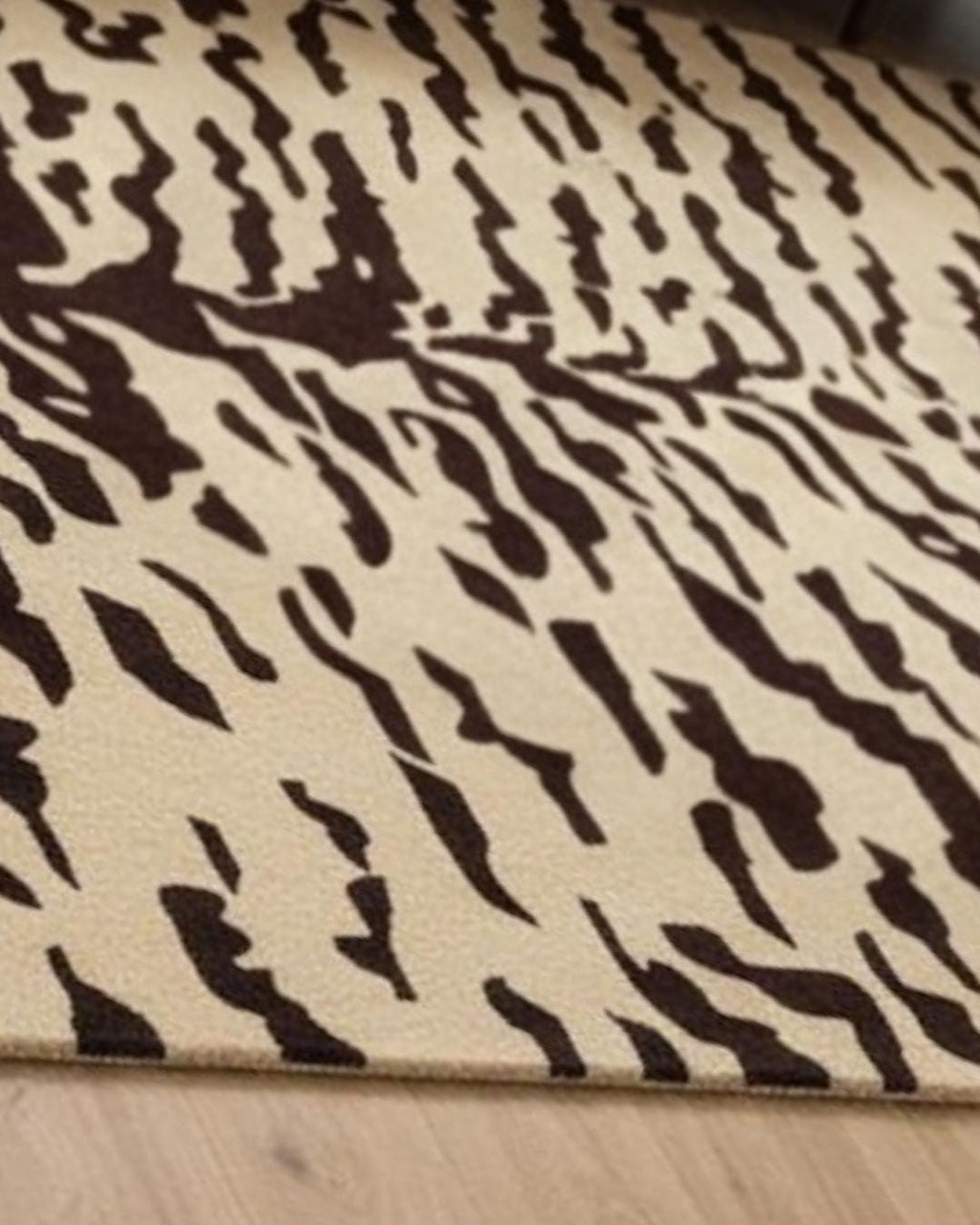 Hand Tufted 8x10 Modern Abstract Wool Rug | Beige and Brown Patterned Carpet | Contemporary Living Room Area Rug | Custom Floor Decor