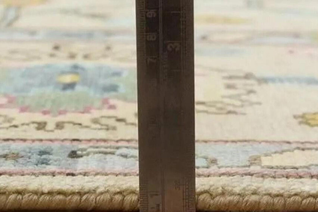 Beige Indo Oushak Hand Knotted Rug 4x6, 5x8, 6x9, 8x10, 9x12, 10x14 ft Handmade Rugs for Living Room - Antique style Contemporary rug