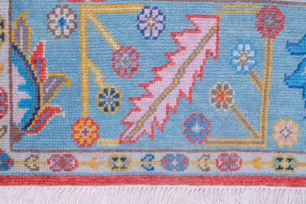 Modern Red Turkish Oushak Hand Knotted Rug 4x6, 5x8, 6x9, 8x10, 9x12, 10x14 ft Handmade Rugs for Living Room - Antique Contemporary rug