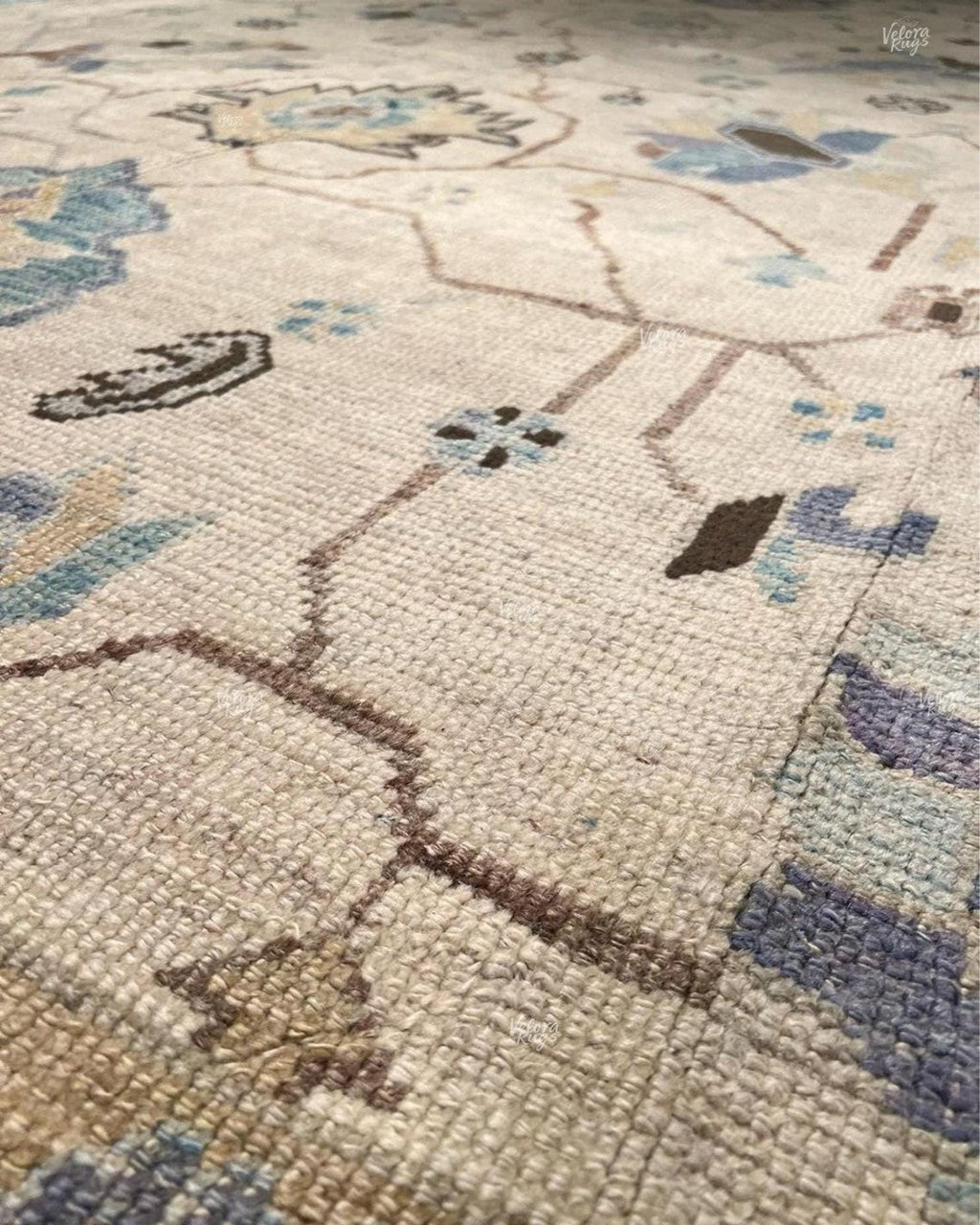 Beige Oushak style Hand Knotted Rug 4x6, 5x8, 6x9, 8x10, 9x12, 10x14 ft Handmade Rugs for Living Room - Antique Style Contemporary rug