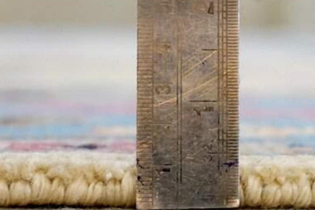 Cream- Lt. Blue Oushak style Hand Knotted Rug 4x6, 5x8, 6x9, 8x10, 9x12, 10x14 ft Contemporary Handmade Rugs for Living Room, Bedroom & Hall