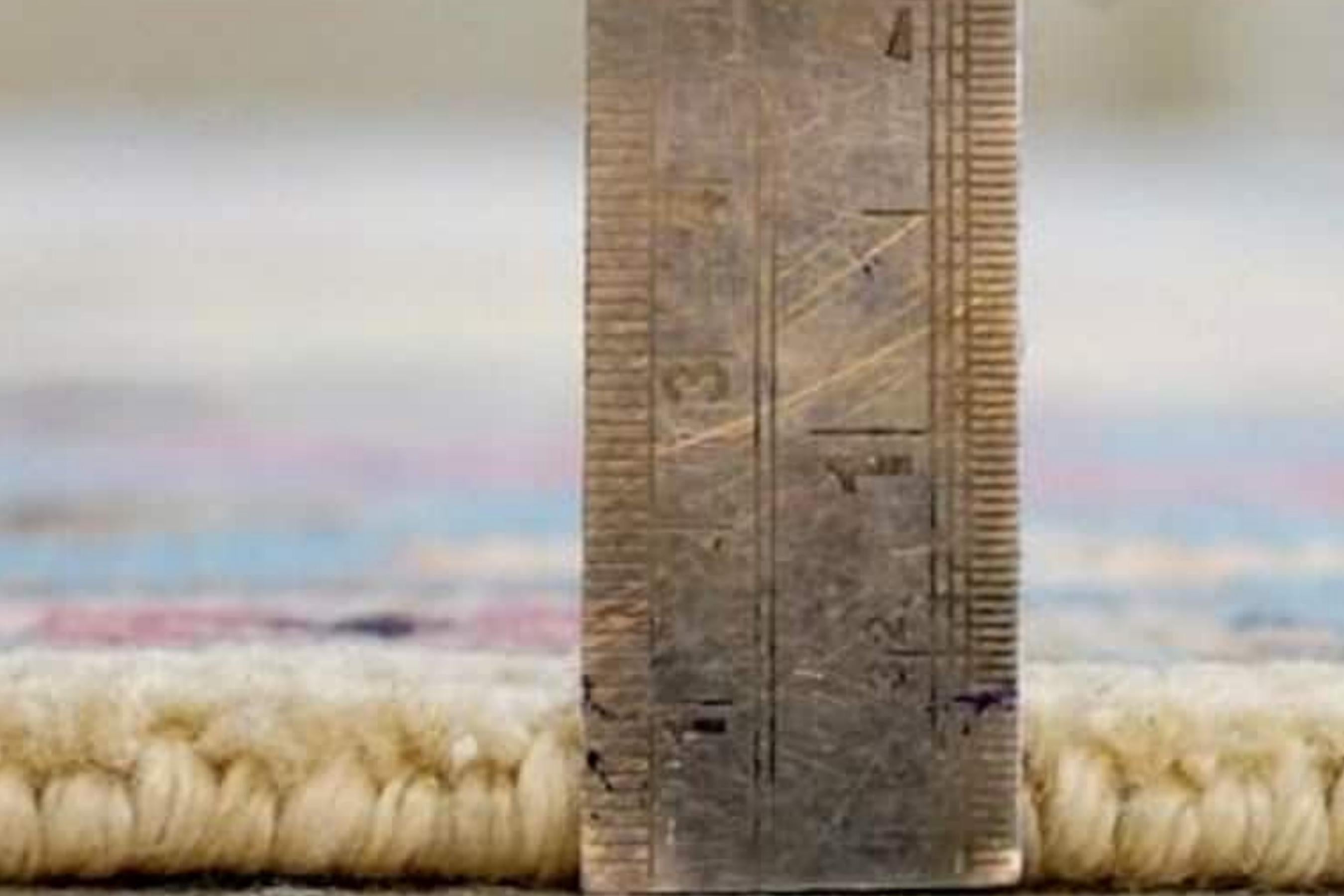 Cream- Lt. Blue Oushak style Hand Knotted Rug 4x6, 5x8, 6x9, 8x10, 9x12, 10x14 ft Contemporary Handmade Rugs for Living Room, Bedroom & Hall