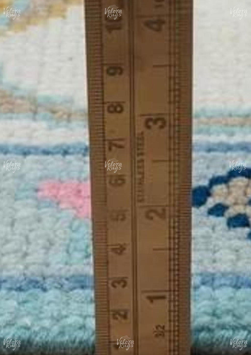 Elegant Hand Knotted Blue Oushak Rug - Antique-Style Contemporary Design, Available in 4x6, 5x8, 6x9, 8x10, 9x12, 10x14 ft | Living Room Rug