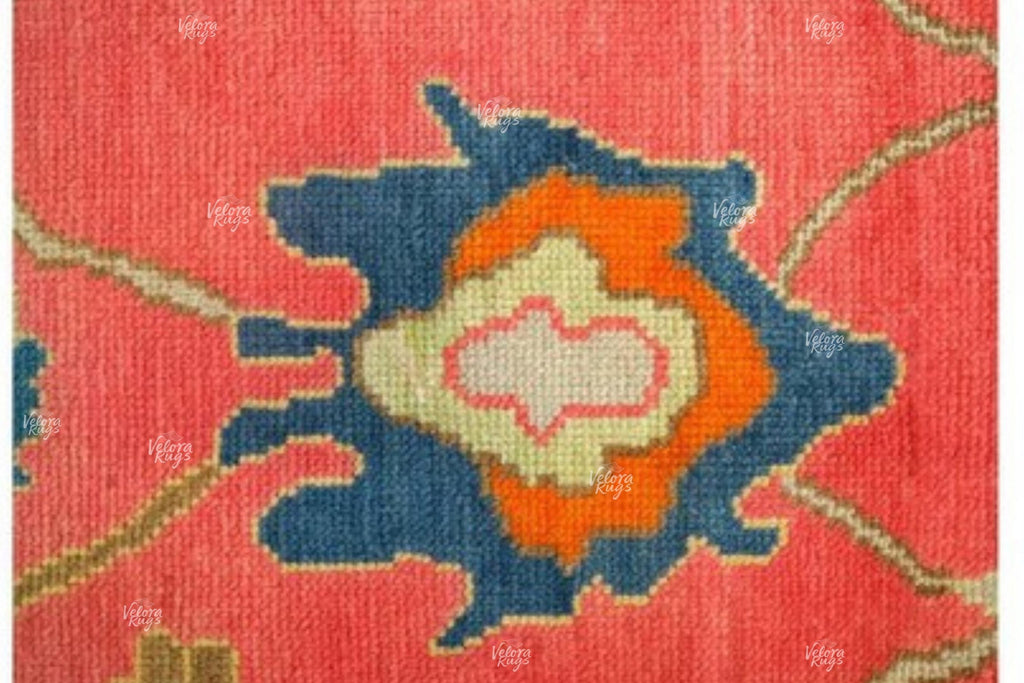 Rust Red Oushak style Hand Knotted Rug 4x6, 5x8, 6x9, 8x10, 9x12, 10x14 ft Handmade Rugs for Living Room - Antique Style Contemporary rug