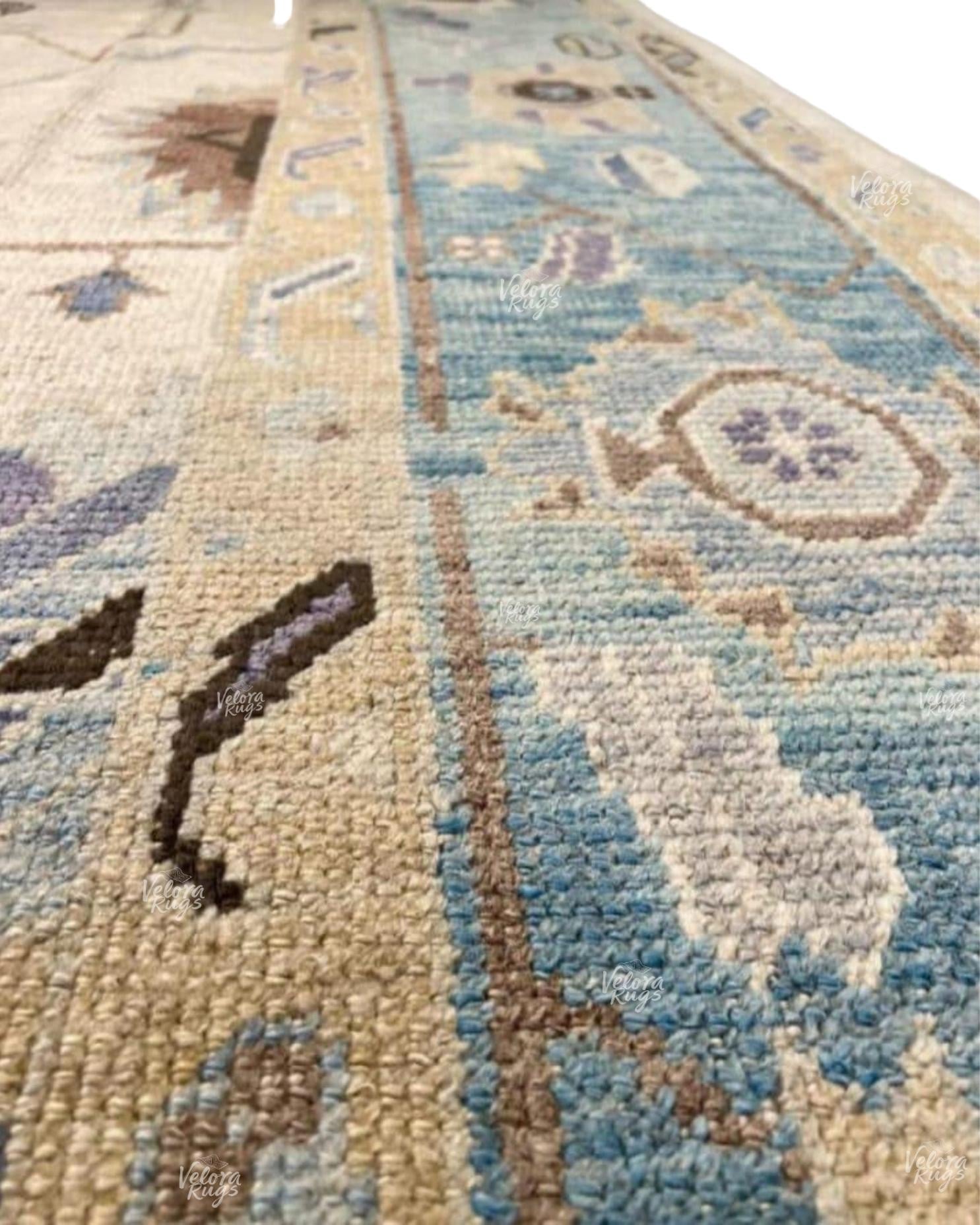 Beige Oushak style Hand Knotted Rug 4x6, 5x8, 6x9, 8x10, 9x12, 10x14 ft Handmade Rugs for Living Room - Antique Style Contemporary rug